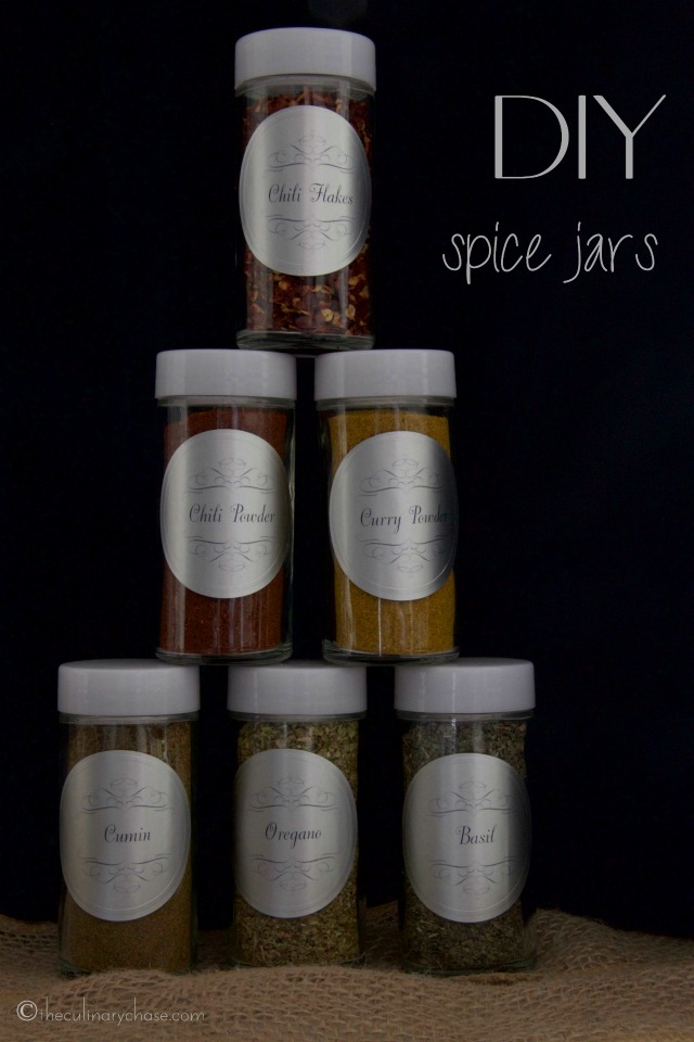 DIY Spice Jars