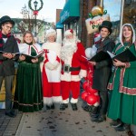 Michael Robson (2nd from the right) making music with the East Coast Carollers in Downtown Dartmouth. (Photo credit: Jennifer Delorey Nextgen/DDBC)