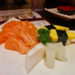 sashimi and nigiri