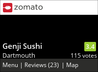 Genji Sushi on Urbanspoon