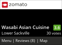 Wasabi Asian Cuisine on Urbanspoon