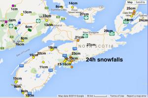 24h snow totals