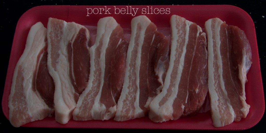pork belly slices