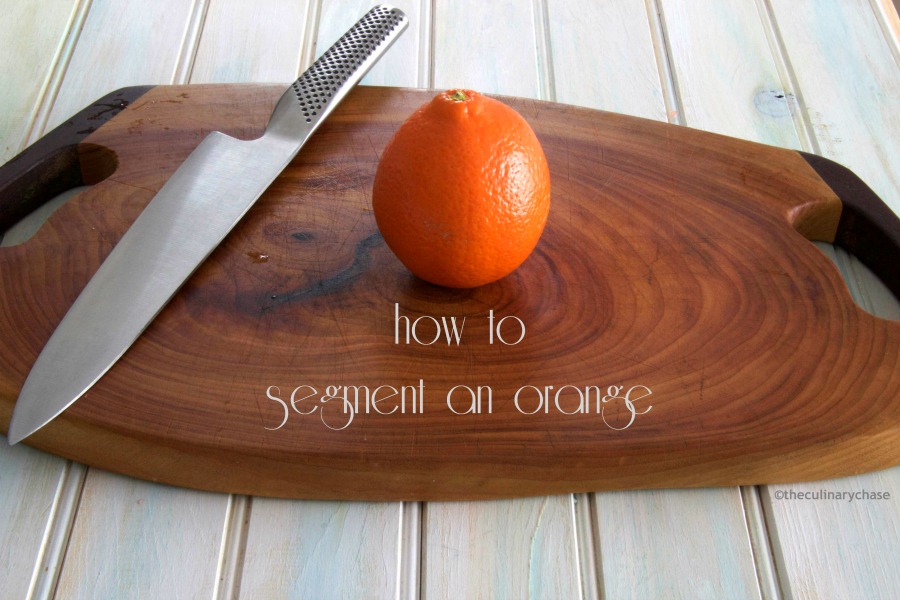 how to segment an orange