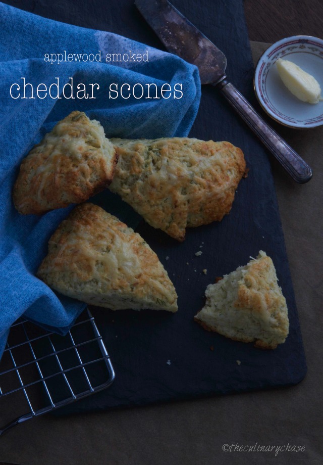 applewood smoked cheddar scones