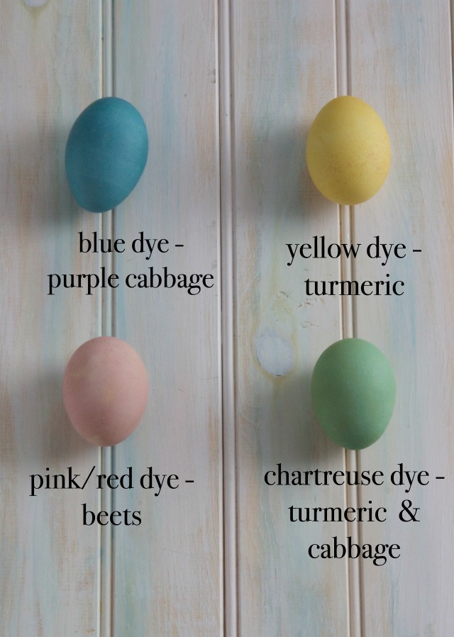 dyed eggs