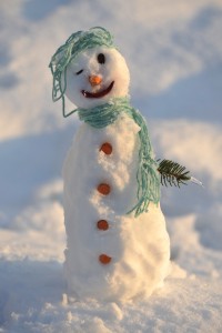 snowman for winter christmas