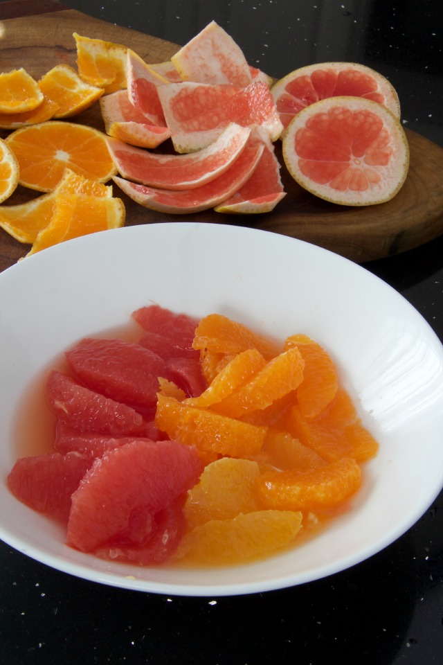 orange & grapefruit slices