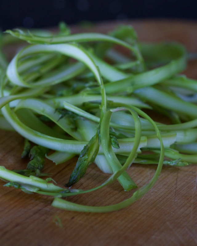 shaved asparagus