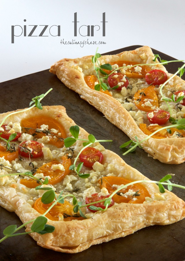 pizza tart by The Culinary Chase