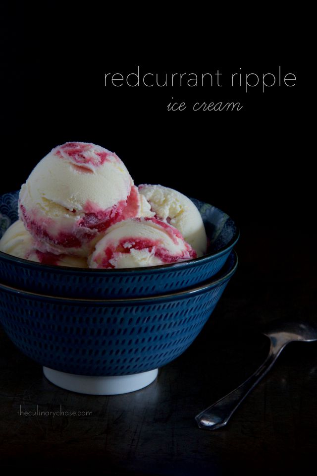redcurrant ripple ice cream