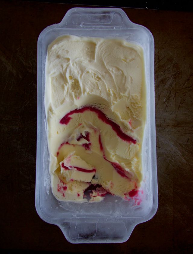 redcurrant ripple icecream