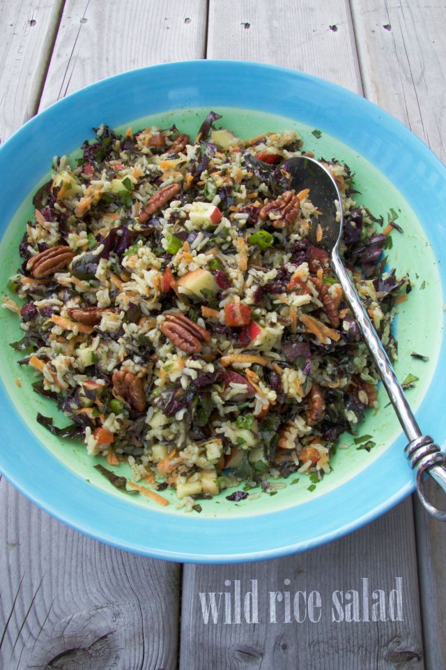 wild rice salad by The Culinary Chase