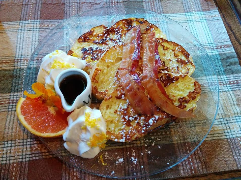 Train Station Inn orange Acadien french toast