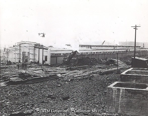 Constructing the Halifax Ocean Terminals.