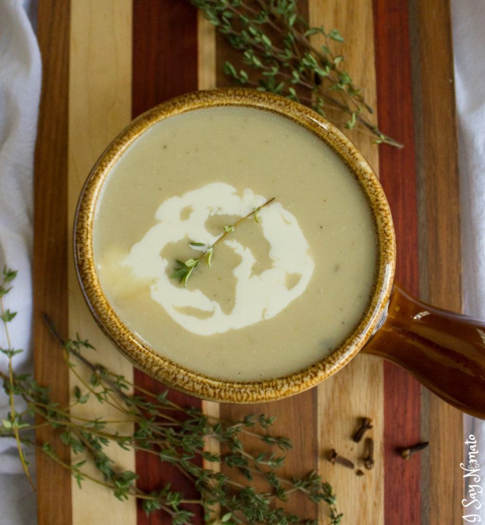 A hot and hearty soup, this Parsnip and Celeriac soup from I Say Nomato is sure to warm you from the inside out!