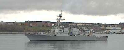 Visit Today of US Navy Vessel