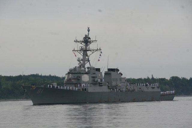USS DWIGHT D EISENHOWER Battle Group Arrivals.