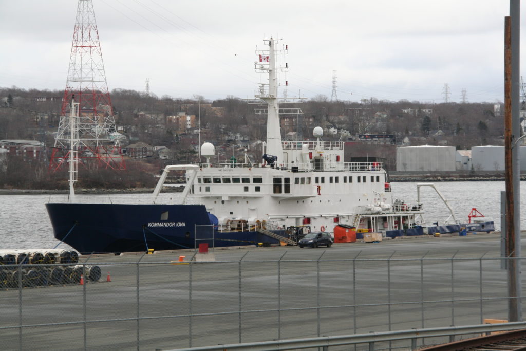 British Research Vessel at Pier 9