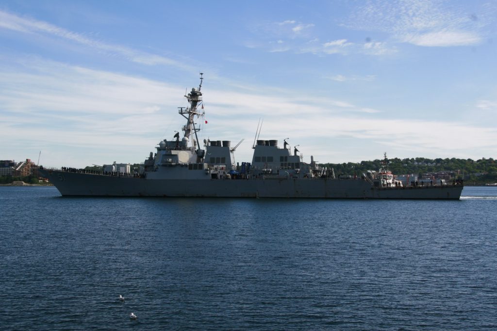 USS ARLEIGH BURKE Arrives.