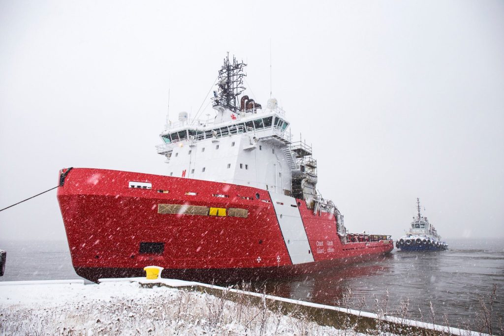 Coast Guard Icebreaker, Ex Vidar Viking’s New Name revealed.