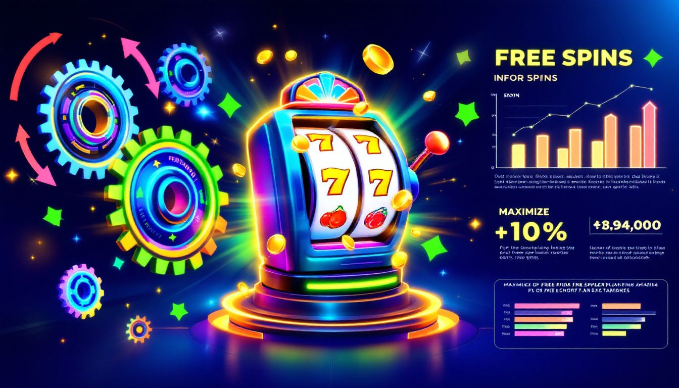 A visual representation of maximizing free spins in a slot game.